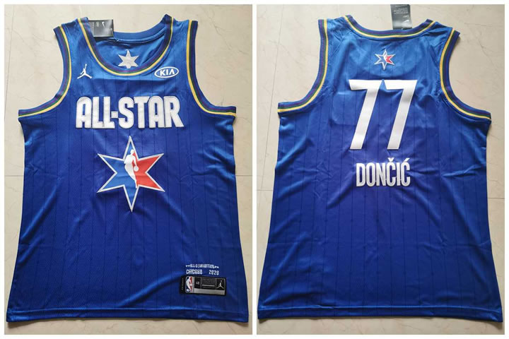 Mavericks 77 Luka Doncic Blue 2020 NBA All-Star Jordan Brand Swingman Jersey,We sell and wholesale Mavericks 77 Luka Doncic Blue 2020 NBA All-Star Jordan Brand Swingman Jersey on line form chian!